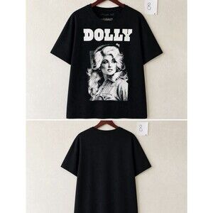 Dolly Parton T Shirt 3XL Black Graphic Tee Country Music Singer Dolly Western